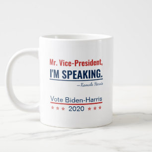 Taza De Café Gigante Hablo Kamala Harris presidente 2024