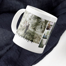 Taza De Café Gigante Hacer un conservador de fotos familiar personaliza