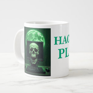 Taza De Café Gigante HACK THE PLANET - La dominación digital empieza aq
