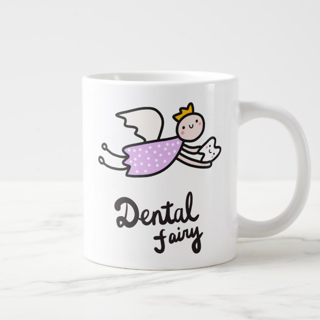 Taza De Café Gigante Hada dental (Derecha)