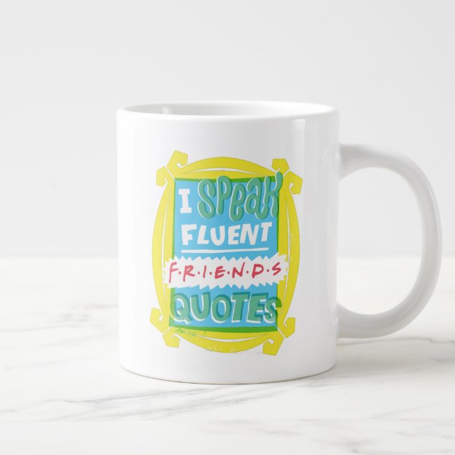 Taza De Café Gigante Hago citas fluidas de AMIGOS™ - Peephole (Derecha)