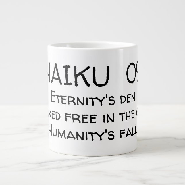 TAZA DE CAFÉ GIGANTE HAIKU 09 (Frente)