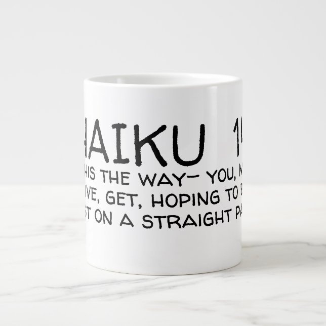 TAZA DE CAFÉ GIGANTE HAIKU 14 (Frente)
