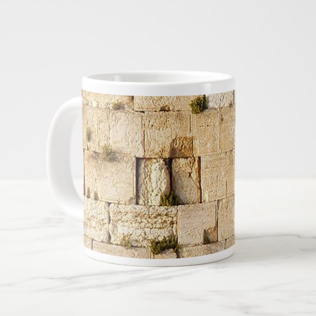 Taza De Café Gigante HaKotel - la pared occidental (Izquierda)