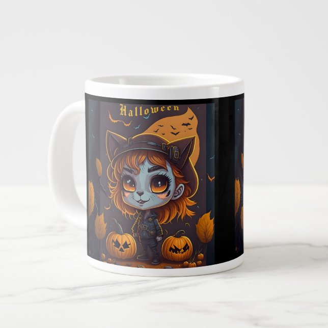 Taza De Café Gigante Halloween (Izquierda)