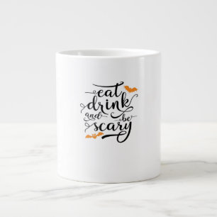 Taza De Café Gigante Halloween Come Come Y Sé Espeluznante Retro Clásic