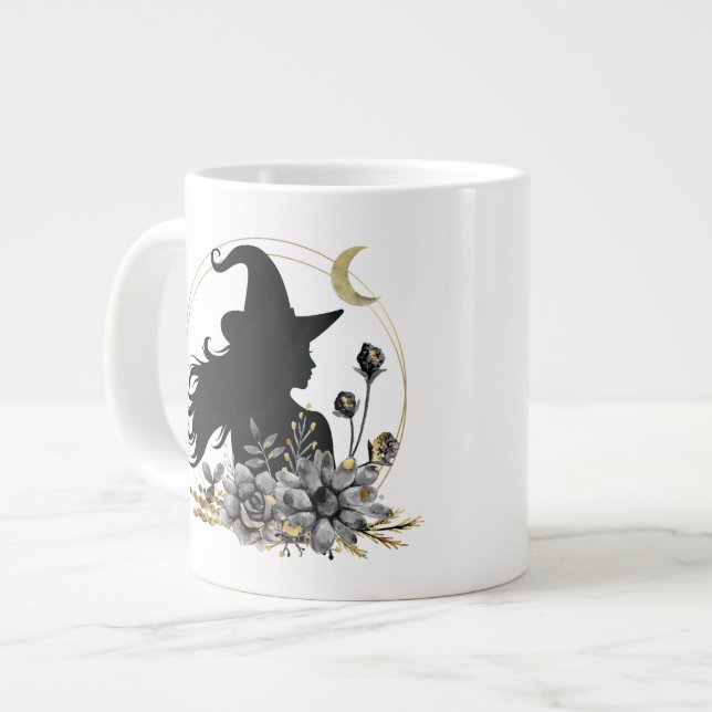 Taza De Café Gigante Halloween contemporáneo moderno (Izquierda)