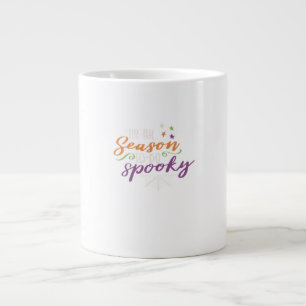 Taza De Café Gigante Halloween divertido - Es la temporada