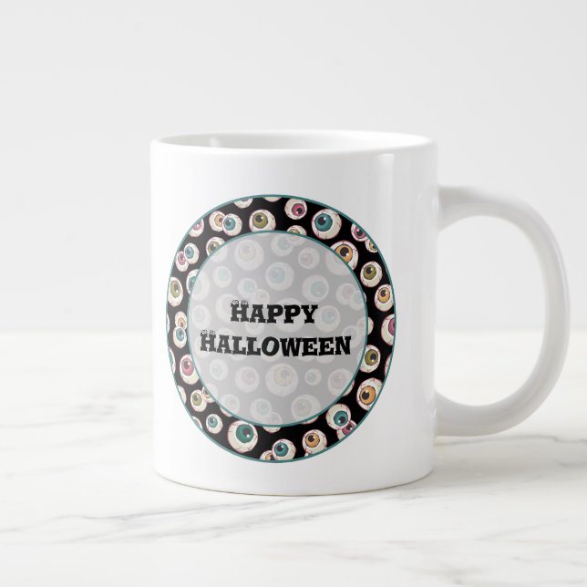 Taza De Café Gigante Halloween Eyeballs (Derecha)