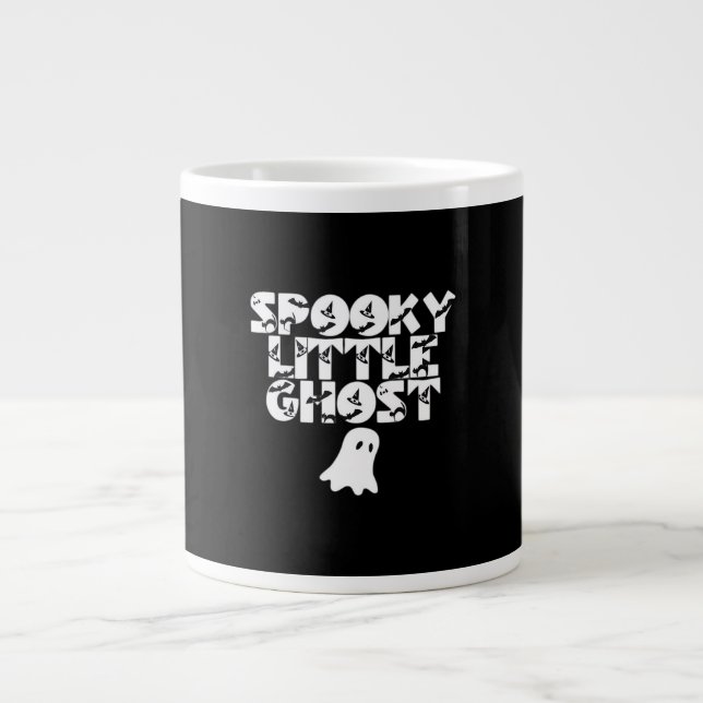 Taza De Café Gigante Halloween fantasmal (Frente)