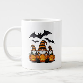 Taza De Café Gigante Halloween Gnome Jumbo Specialty Mug