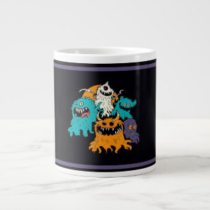 Taza De Café Gigante Halloween/Monster/Octubre/Otoño