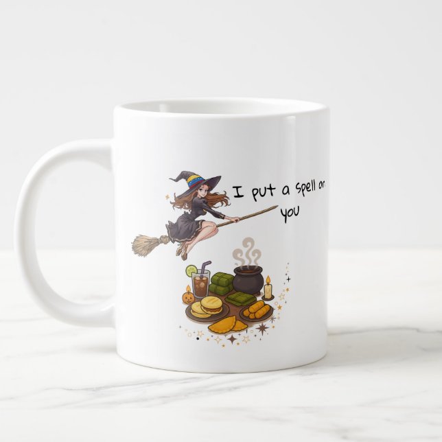 Taza De Café Gigante Halloween Mug 2025 | Funny gift for witch wives  (Izquierda)