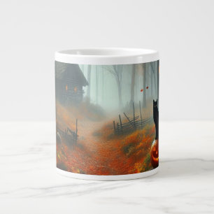 Taza De Café Gigante Halloween/otoño/otoño/otoño/calabaza/gato