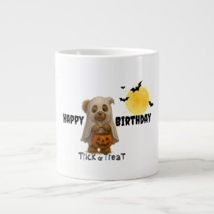 Taza De Café Gigante Halloween Pobre oso Bear Birthday Mug - Truco o tr