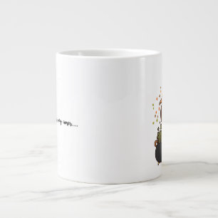 Taza De Café Gigante Halloween Pug Mug