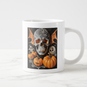Taza De Café Gigante Halloween Skull MUG