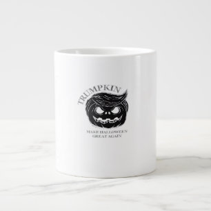 Taza De Café Gigante Halloween Trumpkin Funny y lindo disfraz de Hallow