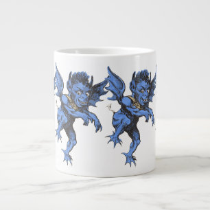 Taza De Café Gigante Halloween vintage, desfile de estilo de gargoyle t