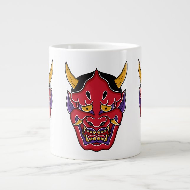 Taza De Café Gigante Hannya (般 若 面) (Frente)