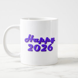Taza De Café Gigante Happy 2026