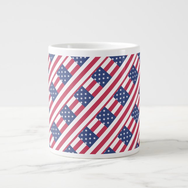 Taza De Café Gigante Happy 4th July Independence Day  (Frente)
