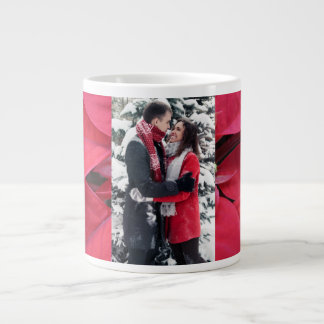 Taza De Café Gigante Happy Couple Jumbo Poinsettia Mug