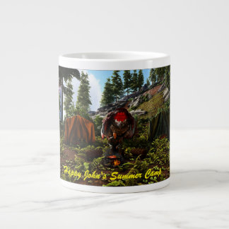 Taza De Café Gigante Happy John's Summer Camp Jumbo-Tasse