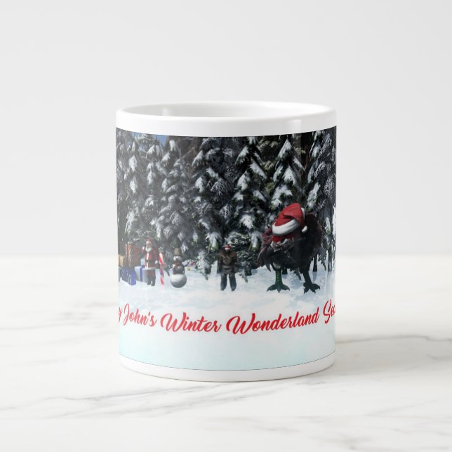 Taza De Café Gigante Happy John's Winter Wonderland S2 Jumbo-Tasse (Frente)