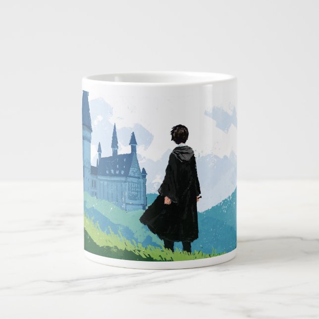 Taza De Café Gigante HARRY POTTER™ con vistas al castillo de HOGWARTS™ (Frente)