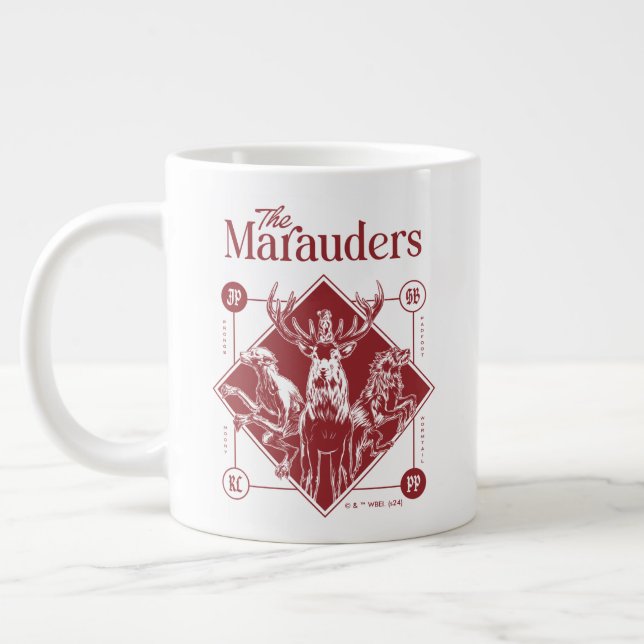 Taza De Café Gigante HARRY POTTER™ El gráfico de Marauders Animagus (Izquierda)