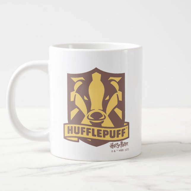 Taza De Café Gigante HARRY POTTER™ | Escudo Summer Magic HUFFLEPUFF™ (Izquierda)