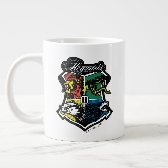 Taza De Café Gigante HARRY POTTER™ | HOGWARTS™ Badge atlético (Izquierda)
