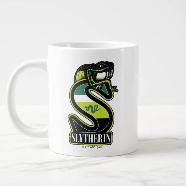 Taza De Café Gigante HARRY POTTER™ | Insignia deportiva SLYTHERIN™ (Izquierda)