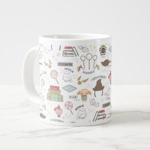 Taza De Café Gigante HARRY POTTER™ Patrón Mágico Pequeño