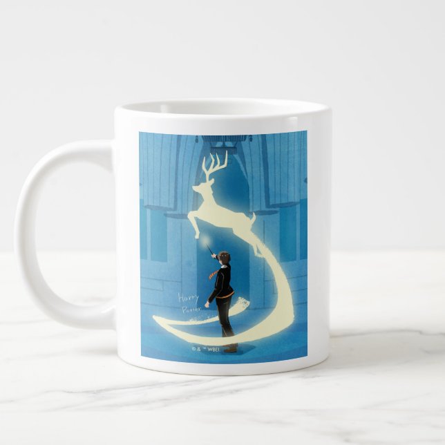 Taza De Café Gigante HARRY POTTER™ Patronus Painting (Izquierda)