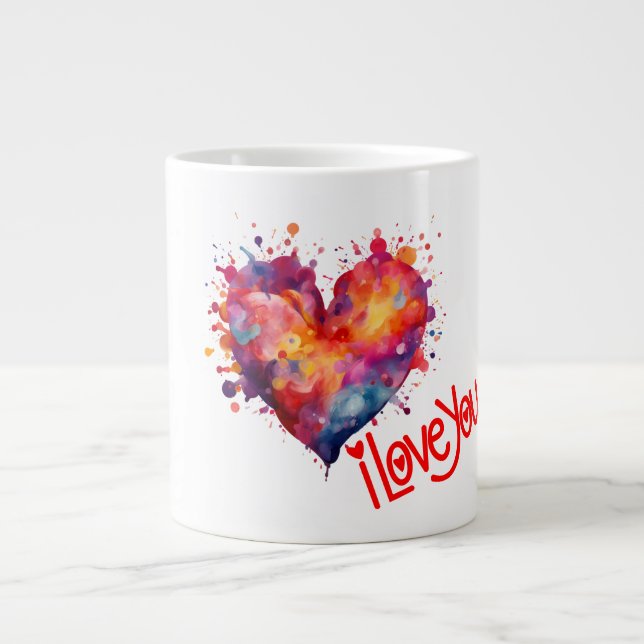 Taza De Café Gigante Harry y Meghan Markle Royal Boda Coffee Mug (Frente)