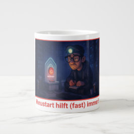 Taza De Café Gigante Hast du schon neu gestartet?