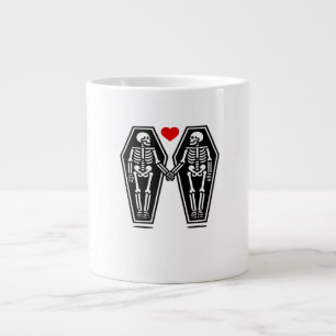 Taza De Café Gigante Hasta que la muerte nos haga juntos - no sabe nada