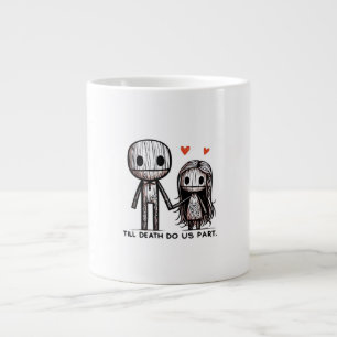 Taza De Café Gigante Hasta que la muerte nos haga un clásico - Gracioso