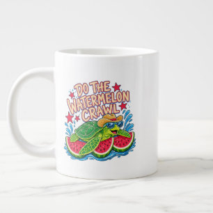 Taza De Café Gigante Haz El Arrastre De Sandía, arrastre de sandía, vaq