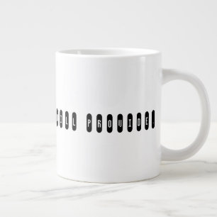 Taza De Café Gigante Haz el trabajo, Dios proveerá.