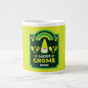 Taza De Café Gigante Head Garden Gnome Gardener