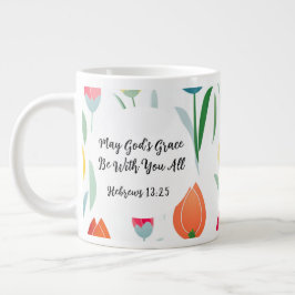 Taza De Café Gigante Hebrews 13:25 Coffee Mug