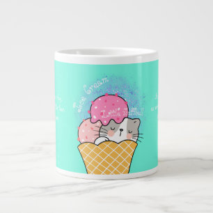 Taza De Café Gigante Helado y baloncesto