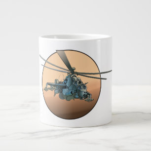 Taza De Café Gigante Helicóptero personalizado