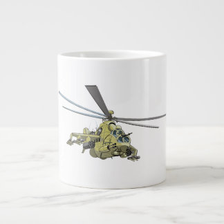 Taza De Café Gigante Helicóptero personalizado "Hind"