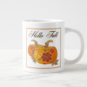 Taza De Café Gigante Hello Fall