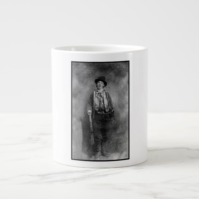 Taza De Café Gigante Henry McCarty, Billy, el chico forajido del viejo  (Frente)
