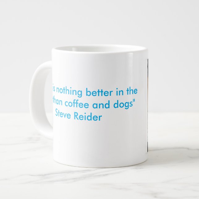 Taza De Café Gigante Hermanas, café y perros (Izquierda)